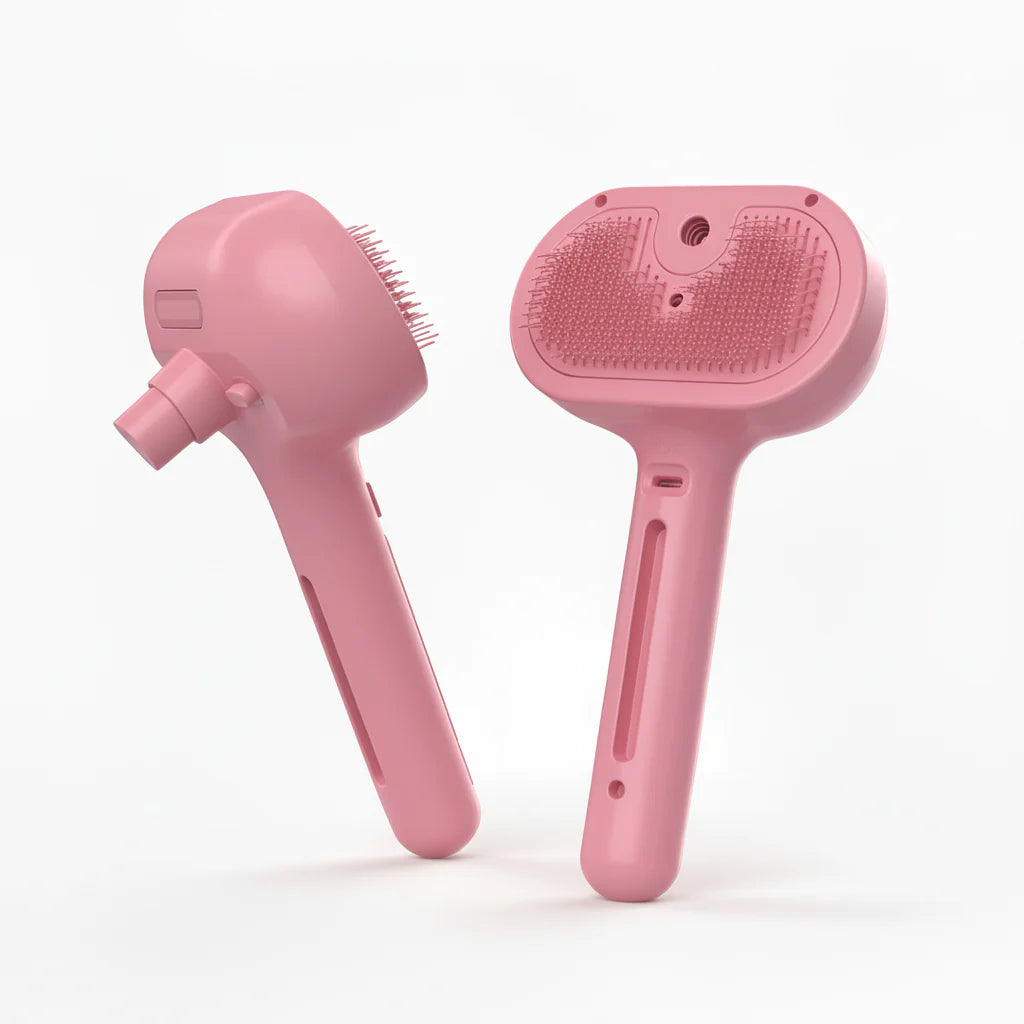 Gentle stainless steel bristles – safe on your pet’s skin