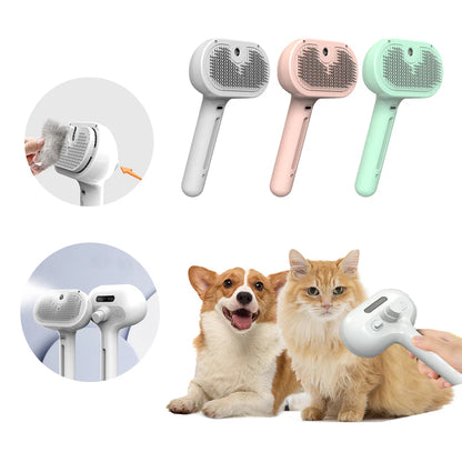 Gentle stainless steel bristles – safe on your pet’s skin