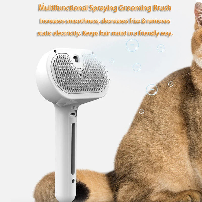 Gentle stainless steel bristles – safe on your pet’s skin