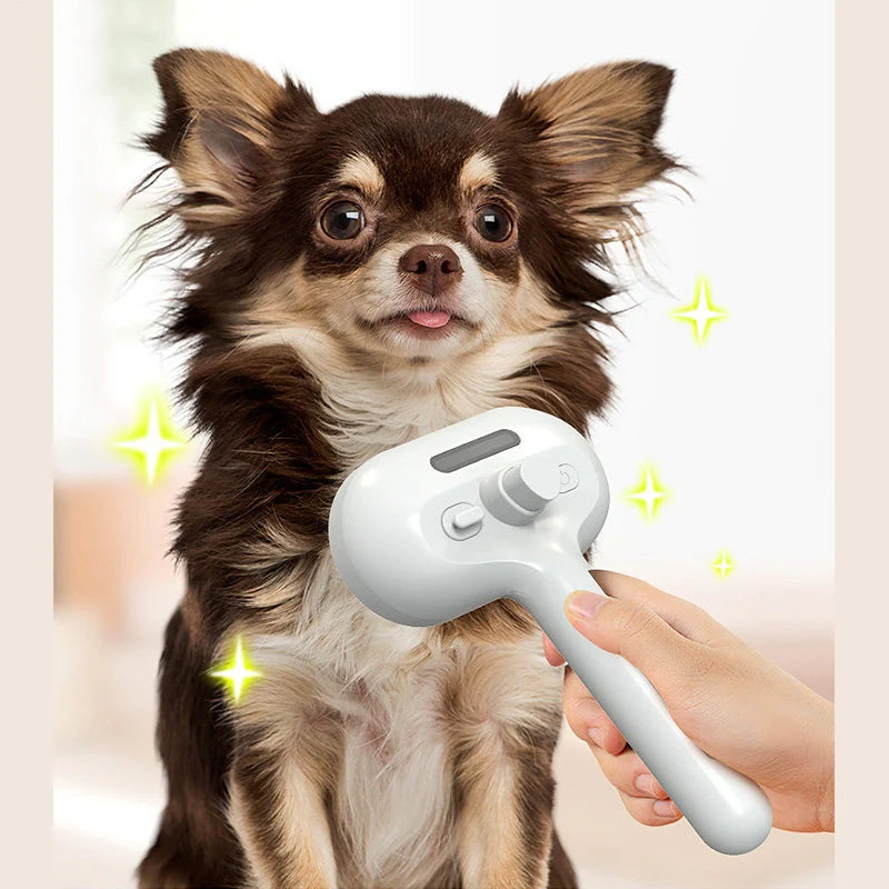 Gentle stainless steel bristles – safe on your pet’s skin