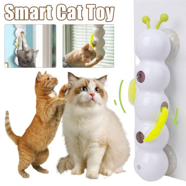 Caterpillar Teasing Cat Toy Motion Activated Kitten Toy Rechargeable Automatic C