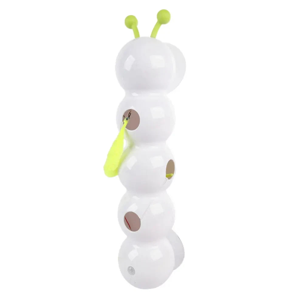 Caterpillar Teasing Cat Toy Motion Activated Kitten Toy Rechargeable Automatic C